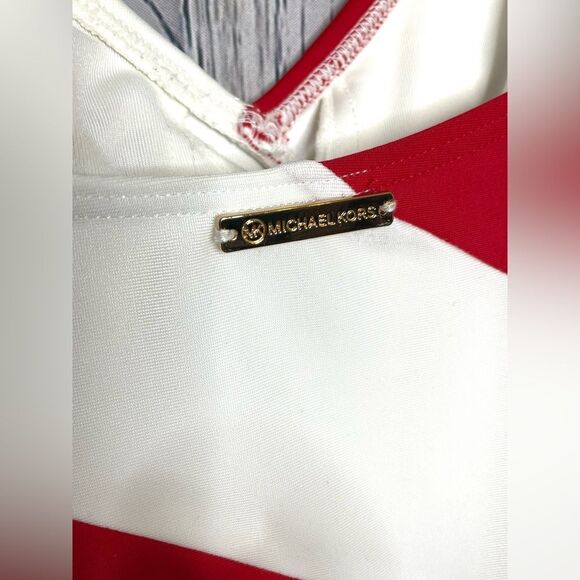 MICHAEL Michael Kors One Piece Swimsuit Striped 14 - Picture 5 of 8